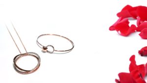 Bijoux Argent massif vermeillés Or Rouge pendentif et bracelet